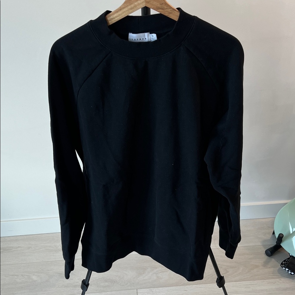 Topman Black Sweatshirt